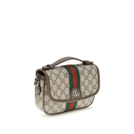 Gucci small Ophidia Beige Fabric Handbag