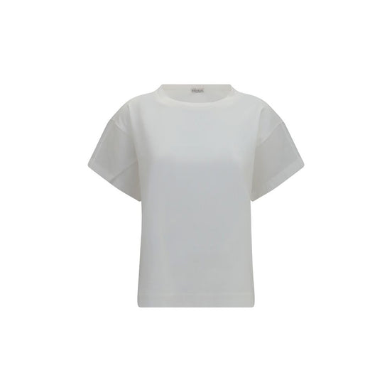 Brunello Cucinelli White Cotton T-Shirt