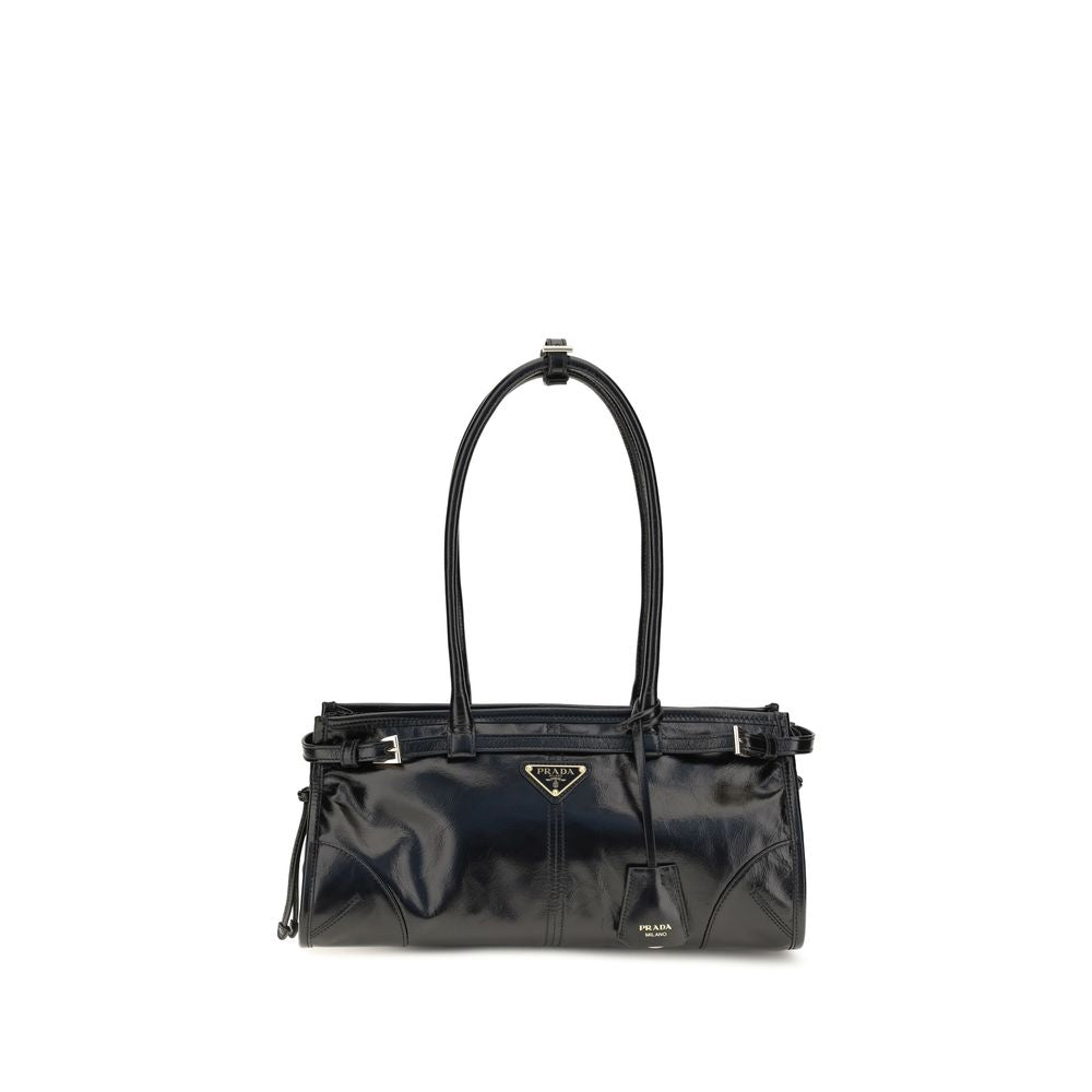 Prada Bonnie medium Black Leather Handbag