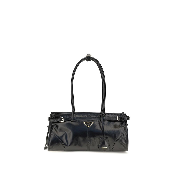Prada Bonnie medium Black Leather Handbag