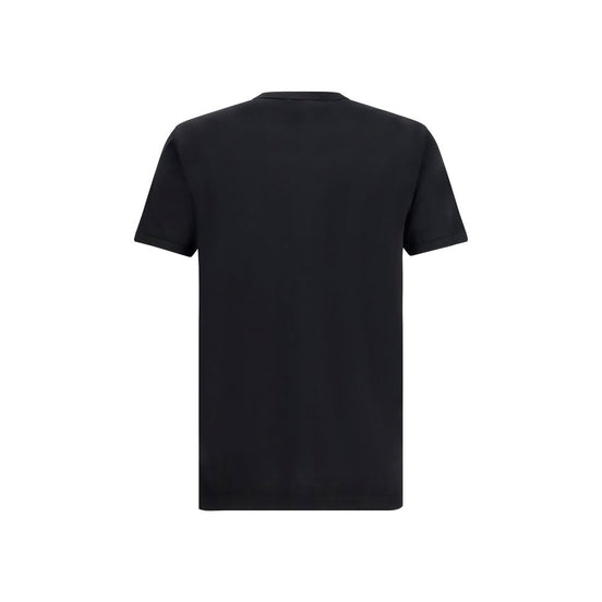 Dolce & Gabbana Black Cotton T-Shirt