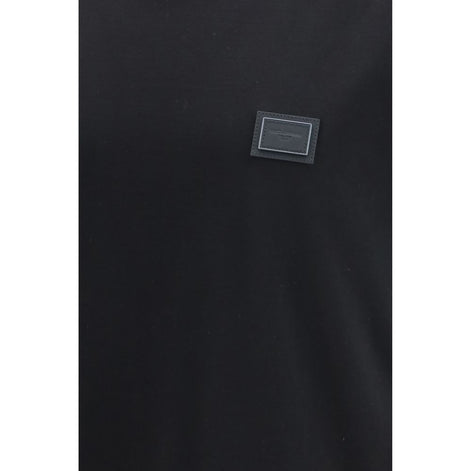 Dolce & Gabbana Black Cotton T-Shirt