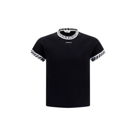 Versace Black Cotton T-Shirt