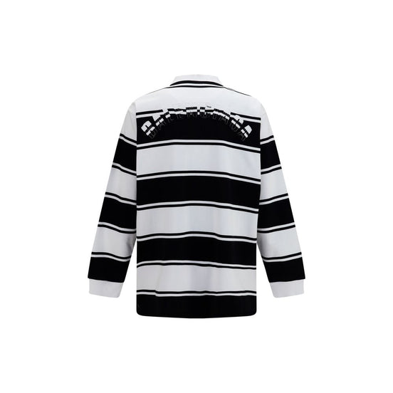 Balenciaga White Cotton Polo Shirt