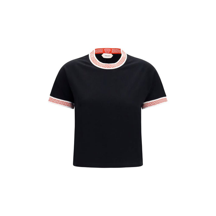 Versace Black Cotton T-Shirt