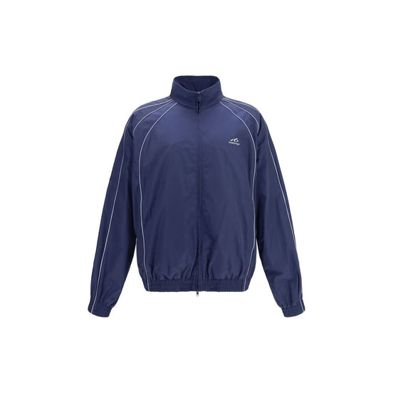 Balenciaga Blue Cotton Shell Jacket