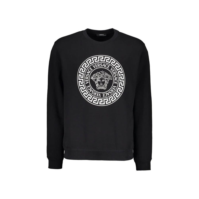 Versace Black Cotton Sweatshirt