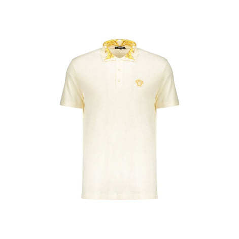 Versace Bicolor Cotton Polo Shirt