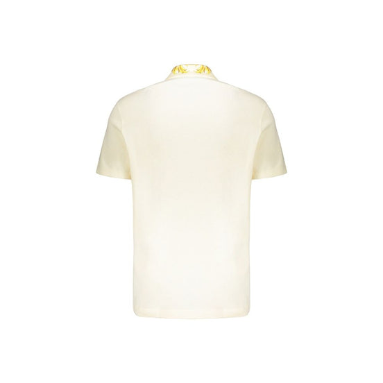 Versace Bicolor Cotton Polo Shirt