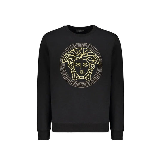 Versace Black Cotton Sweatshirt