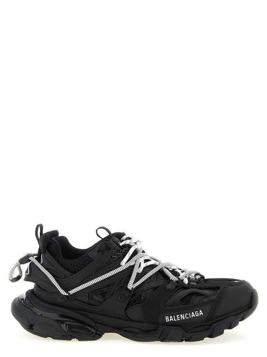 Balenciaga Track Trail Laces Black Polyethylene Athletic Sneakers