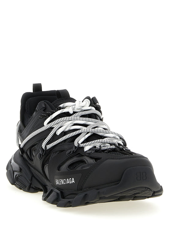 Balenciaga Track Trail Laces Black Polyethylene Athletic Sneakers