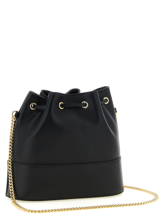 Valentino Garavani Black Lamb Leather Crossbody Bag