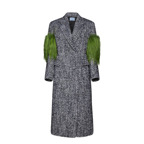 Prada Gray Wool Coat