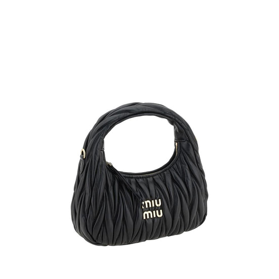 Miu Miu Wander Black Leather Handbag