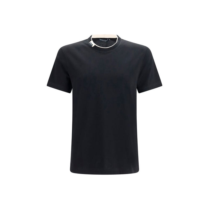 Dolce & Gabbana Black Cotton T-Shirt