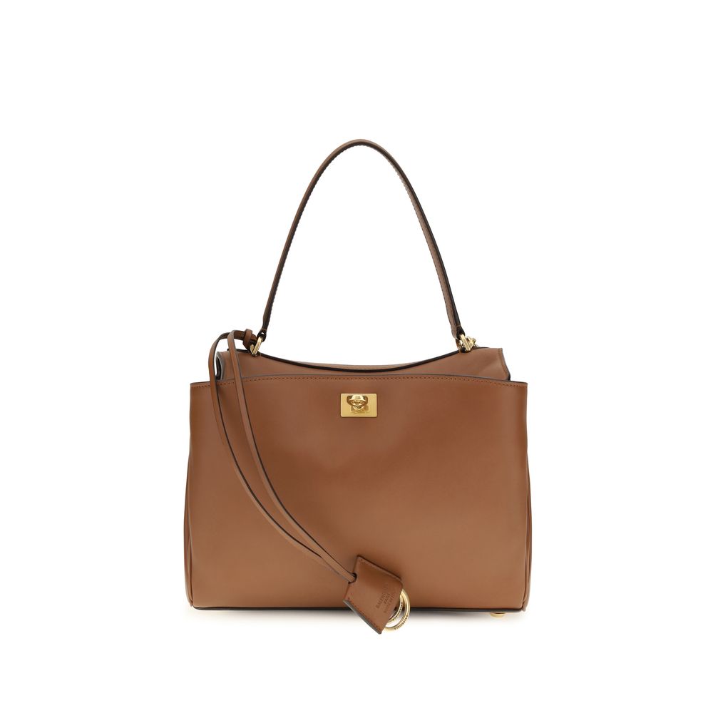 Balenciaga Rodeo Brown Leather Shoulder Bag
