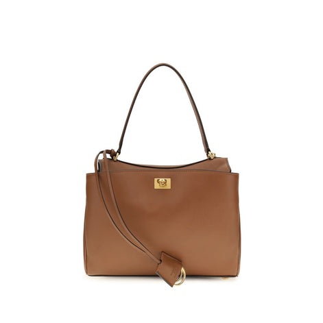 Balenciaga Rodeo Brown Leather Shoulder Bag