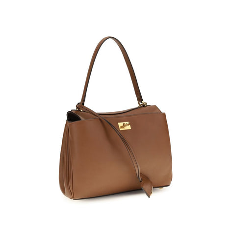 Balenciaga Rodeo Brown Leather Shoulder Bag