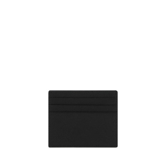 Prada Black Calf Leather Bos Taurus Wallet