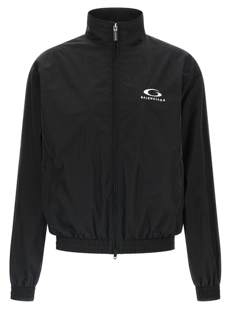 Balenciaga Black Cotton Bomber