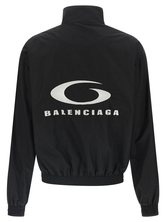 Balenciaga Black Cotton Bomber