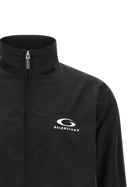 Balenciaga Black Cotton Bomber
