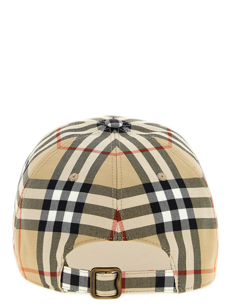 Burberry Beige Cotton Cap (Baseball Hat)