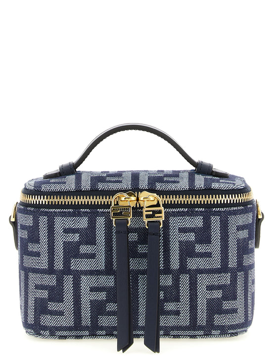 Fendi Blue Cotton Handbag