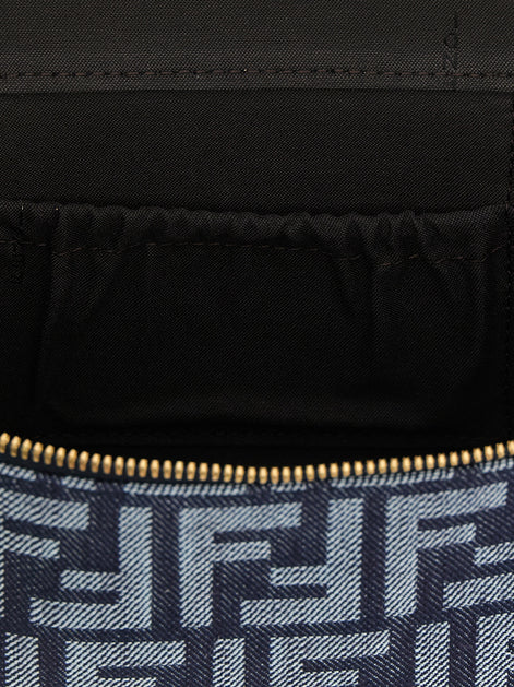 Fendi Blue Cotton Handbag