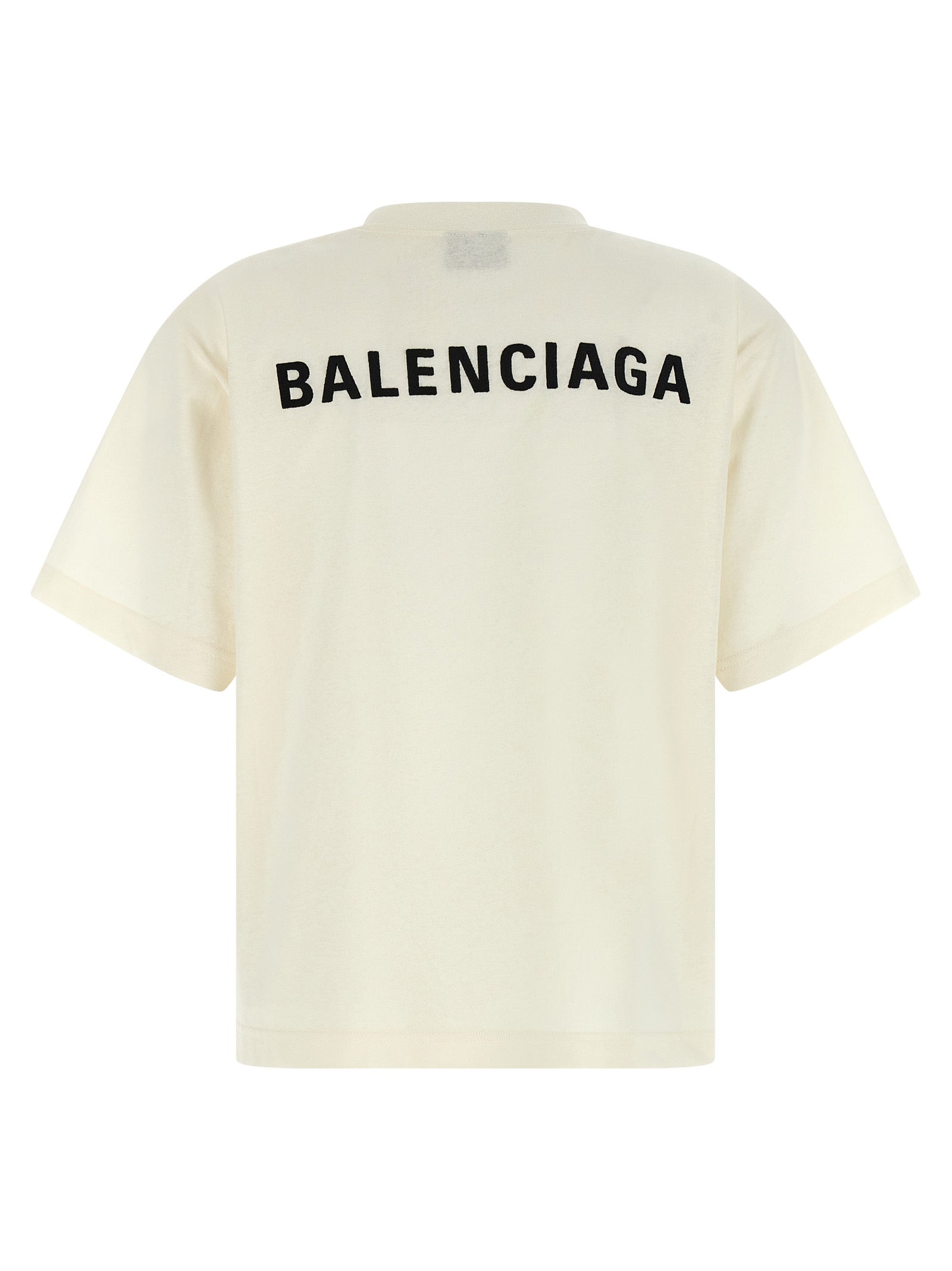 Balenciaga White Cotton T-Shirt