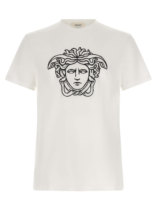Versace Bicolor Cotton T-Shirt
