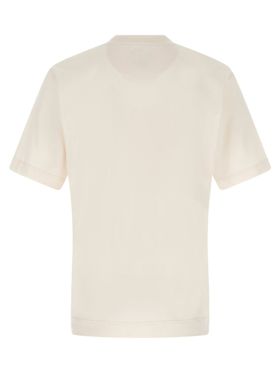 Fendi White Cotton T-Shirt