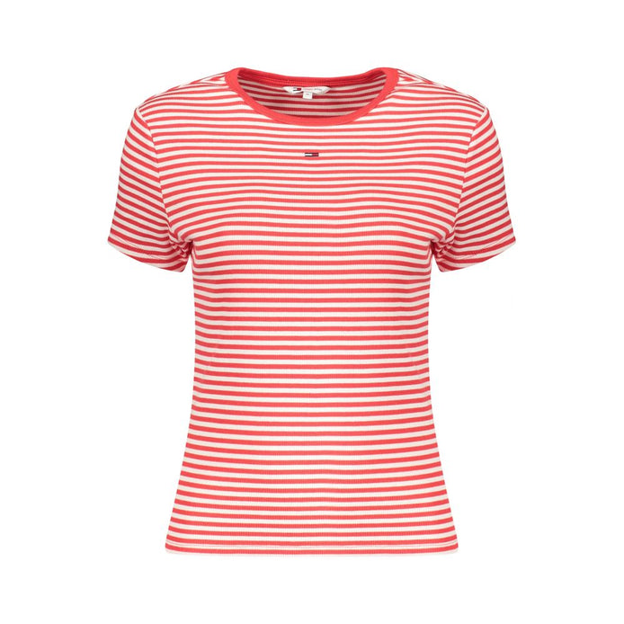 Tommy Hilfiger Red Cotton Women's T-Shirt