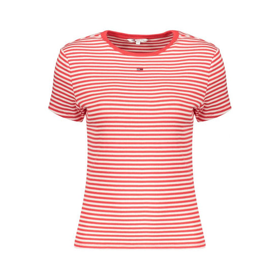 Tommy Hilfiger Red Cotton Women's T-Shirt