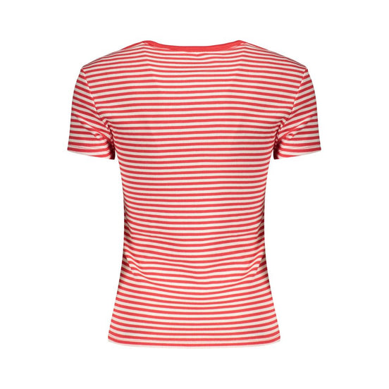 Tommy Hilfiger Red Cotton Women's T-Shirt