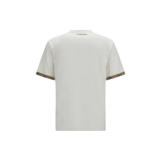 Burberry White Cotton T-Shirt