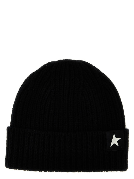 Golden Goose Black Wool Beanie