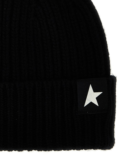 Golden Goose Black Wool Beanie