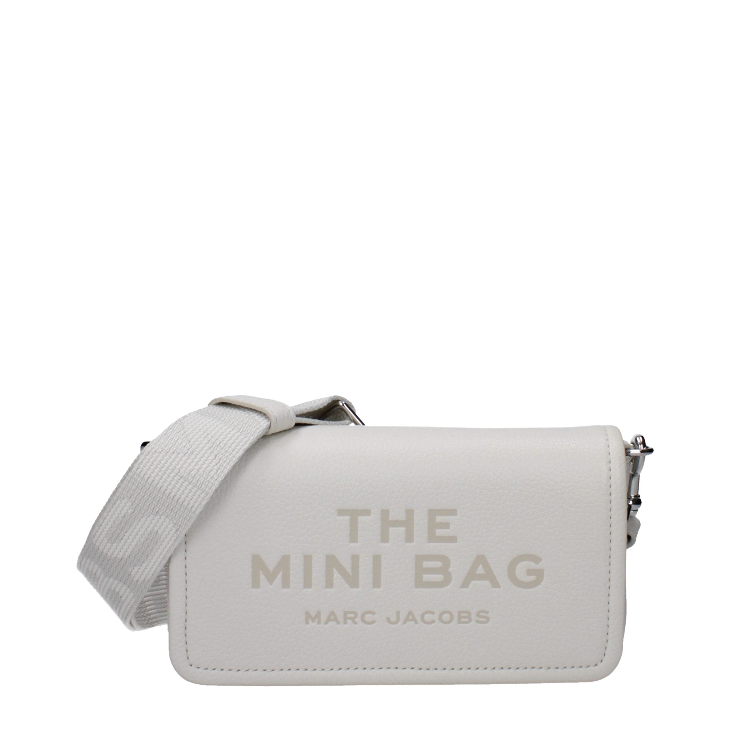 Marc Jacobs mini White Leather Crossbody Bag