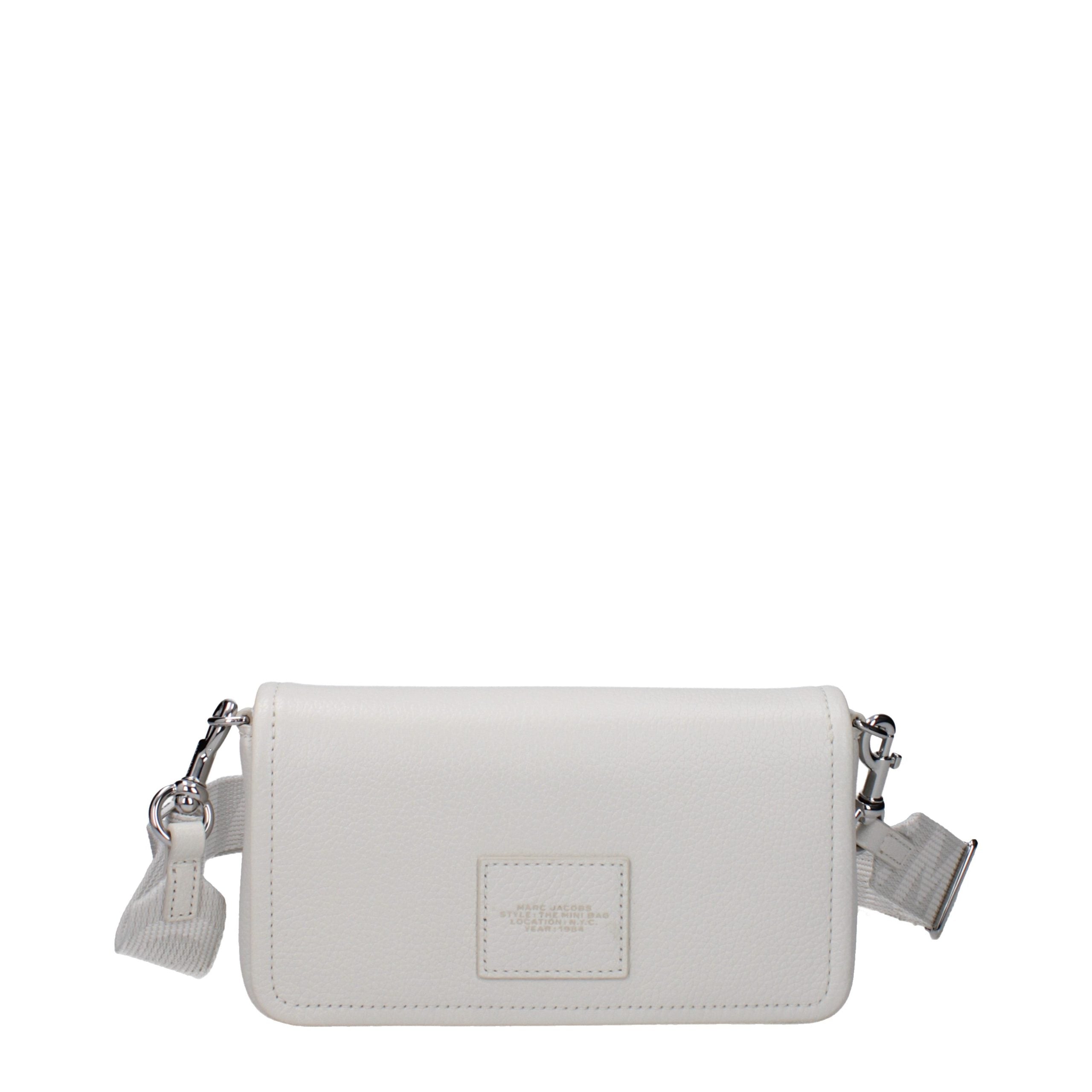 Marc Jacobs mini White Leather Crossbody Bag