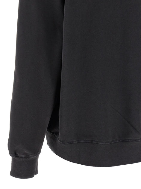 Ganni Gray Organic Cotton Hoodie