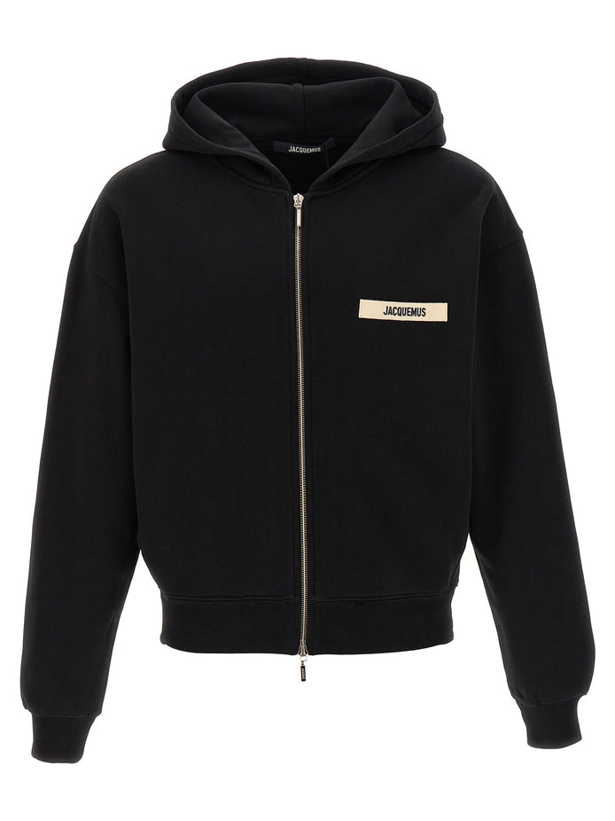 Jacquemus Black Cotton Sweatshirt