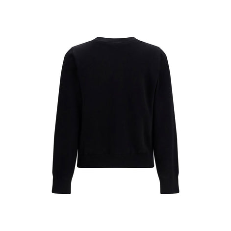 Ganni Black Cotton Sweatshirt