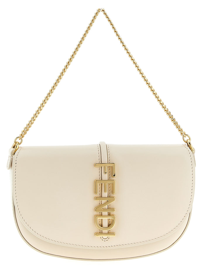 Fendi Beige Calfskin Cardholder