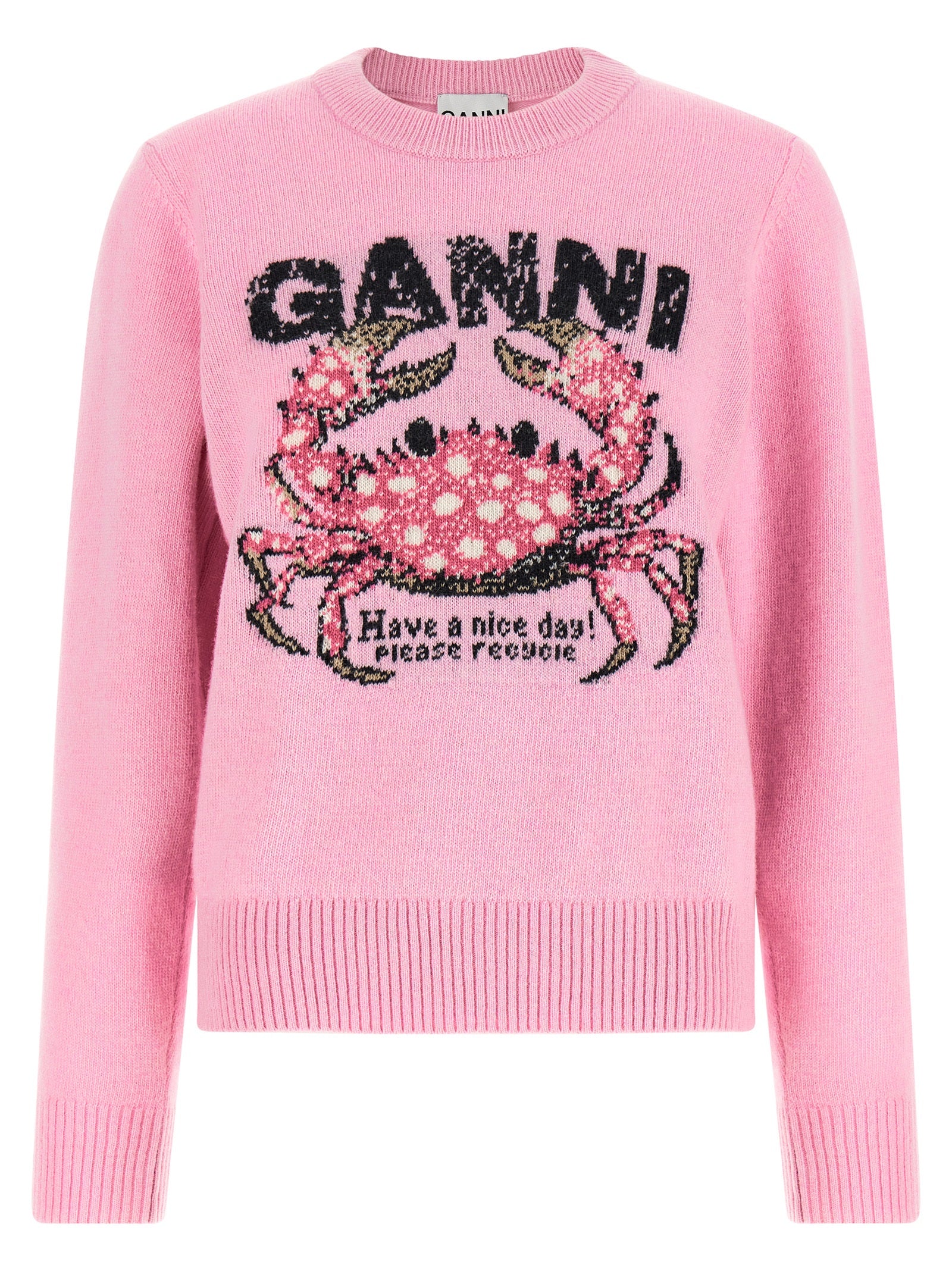 Ganni Multicolor Wool Sweatshirt