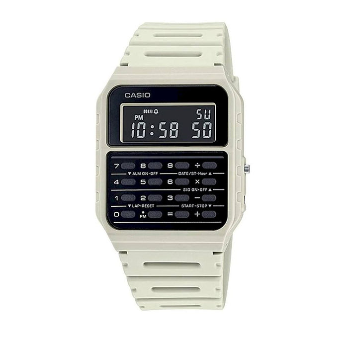 Casio White Resin Digital Watch
