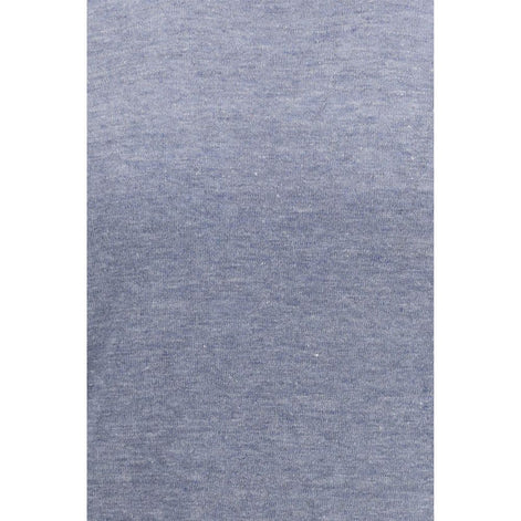 Brunello Cucinelli Blue Linen T-Shirt