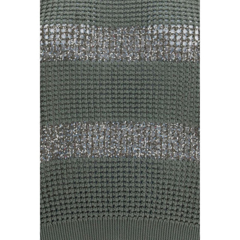 Brunello Cucinelli Bicolor Cotton Sweatshirt