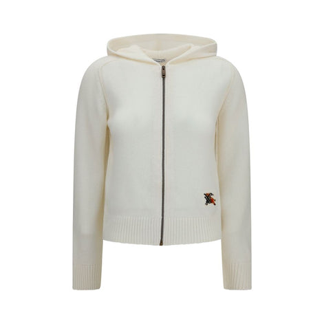 Burberry Beige Wool Oves Aries Hoodie